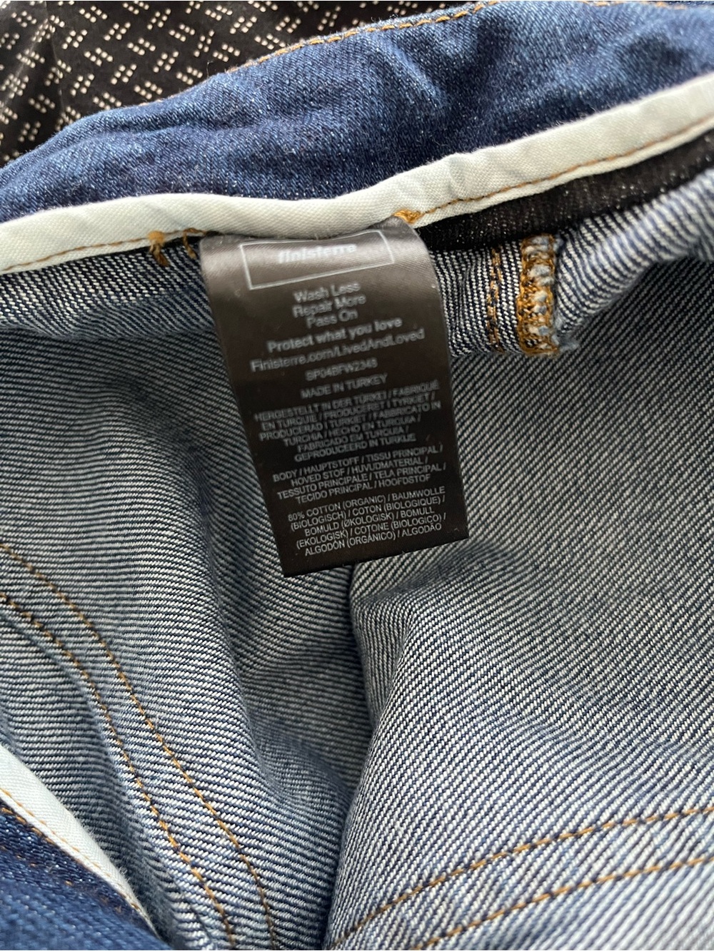 Finesterre Denim Pants, Size 28 - Picture 4 of 4